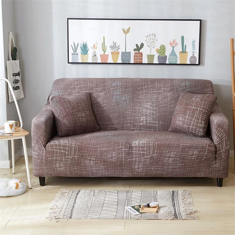 Stretch Sofa Slipcover Cover Elastic Couch Protector Cover Modern Sofa Cover for Living Room 2/3/4 Seater Chair Cover Home Decor