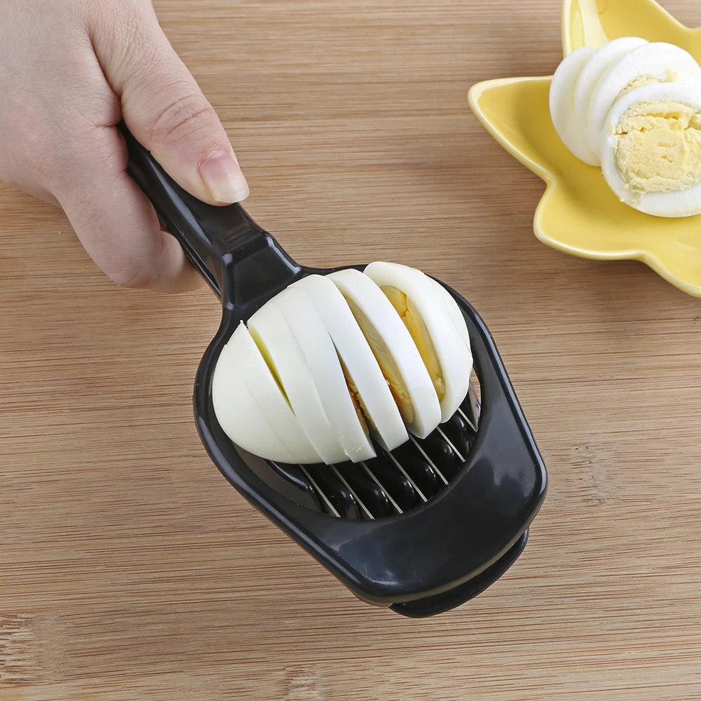 HILIFE Stainless Steel Egg Split Device Handheld Mushroom Kiwi Divider Tomato Cutter Egg Slicer Multifunction Slicing Mould