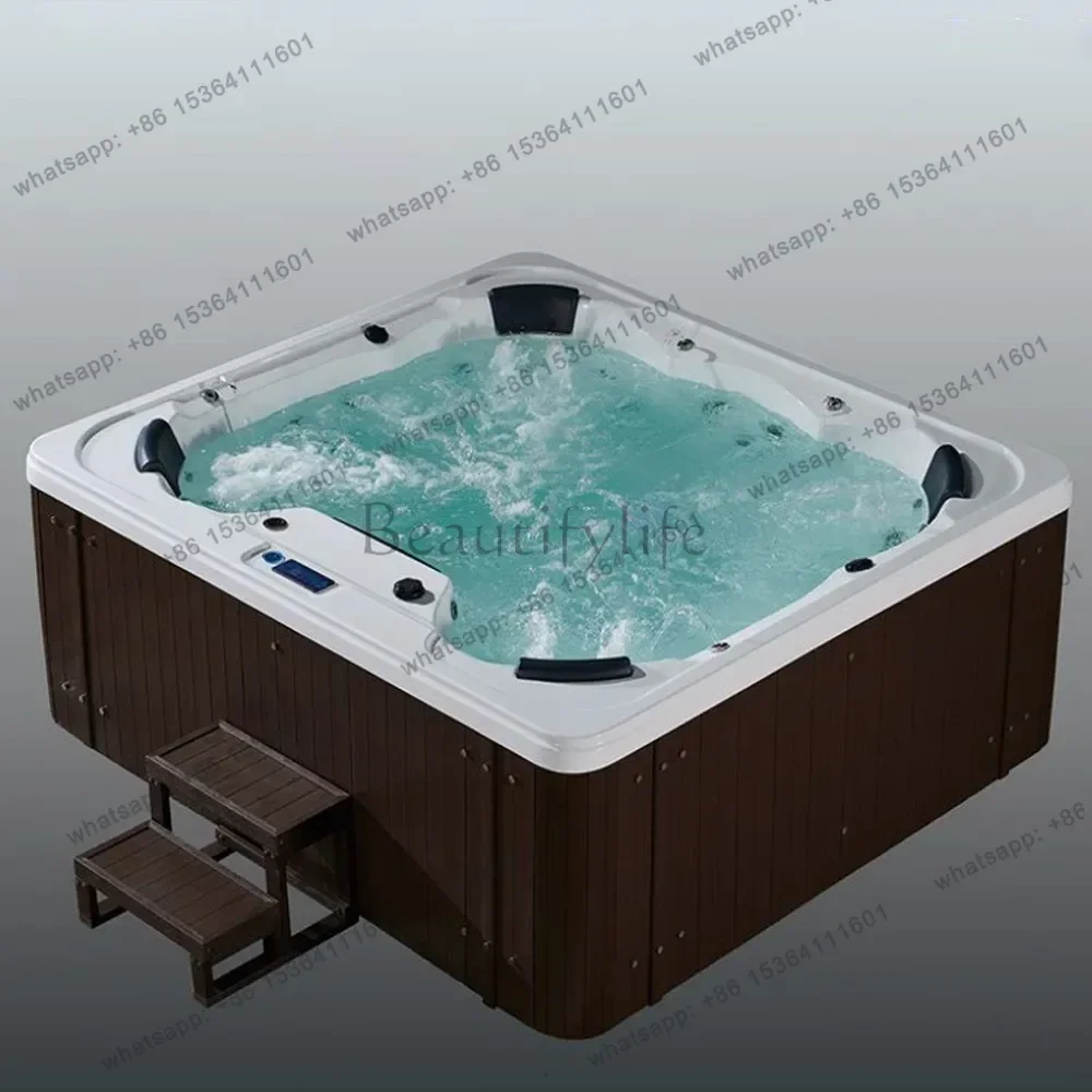 FG  Outdoor Bathtub Villa Hot Spring Bath Swimming SPA Soaking Seat Intelligent Pool