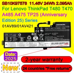 New 01AV489 For Lenovo ThinkPad T470 T480 A475 A285 Series 01AV419 01AV420 01AV421 SB10K97576 SB10K97578 Laptop Battery