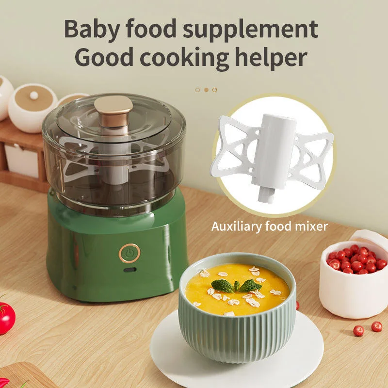 Electric Food Grinder Garlic Crusher Meat Grinder Small Kitchen Appliances Vegetable Crusher Rechargeable Food Processor