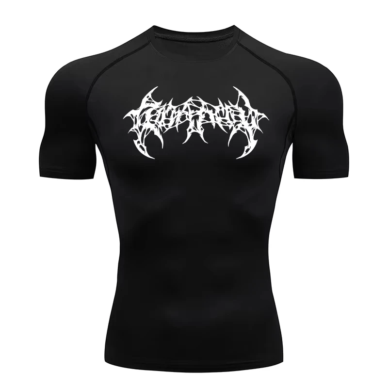 Men Running Compression T-shirt Short Sleeve Sport Tees Gym Fitness Sportshirts Male Jogging Tracksuit Athletic Shirt Tops 889