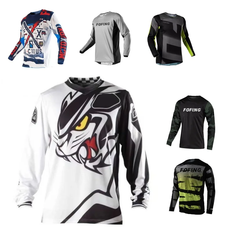 ATV Motocross Enduro MX Jersey Off Road Dirt Bike Long Sleeve Men MTB Downhill Motorcycle Outdoor Racing Shirt
