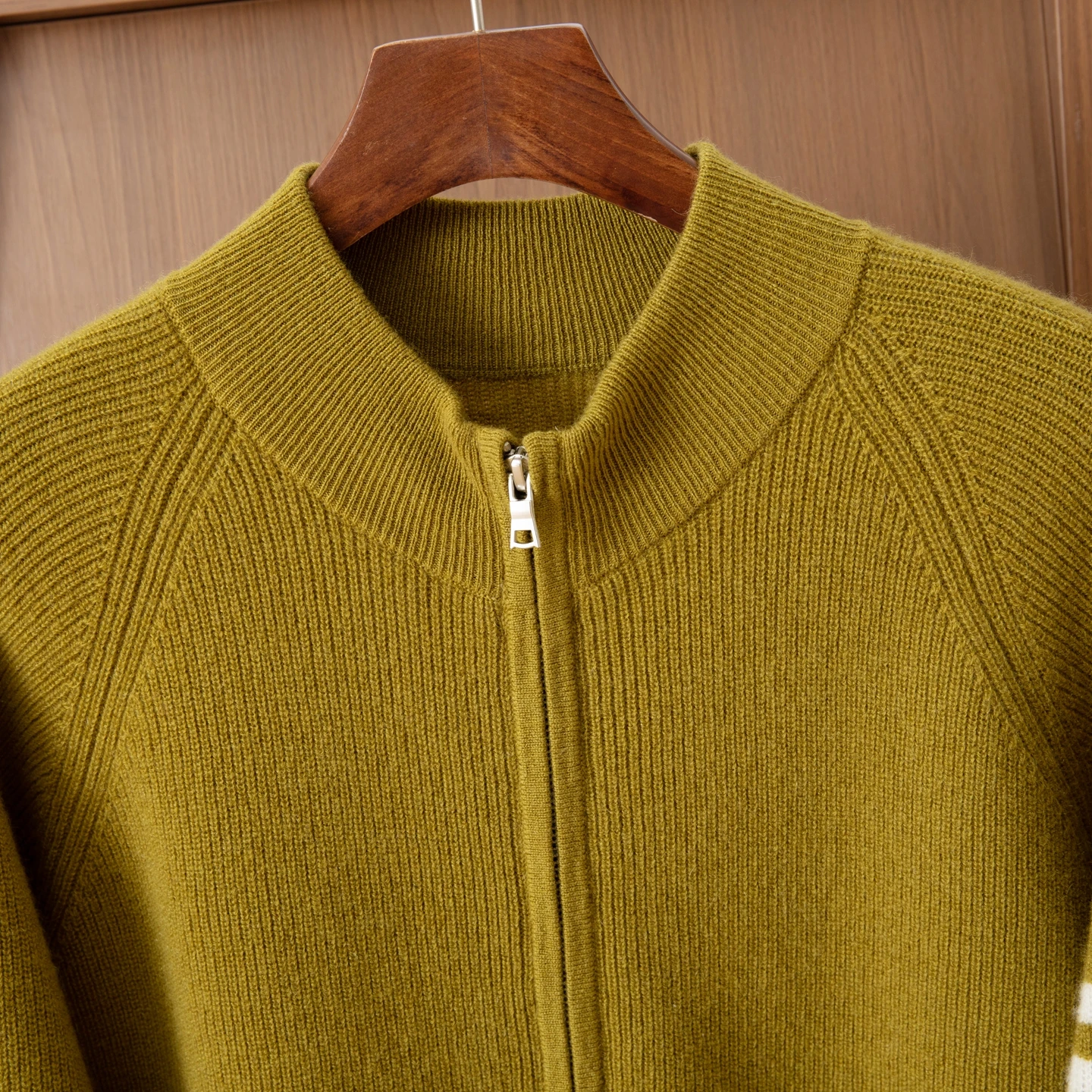 100% Pure Cashmere Knitted Cardigan Sweater Men's Clothing Thick Casual Warm Long Sleeved Tops Autumn and Winter O-Neck Jacket