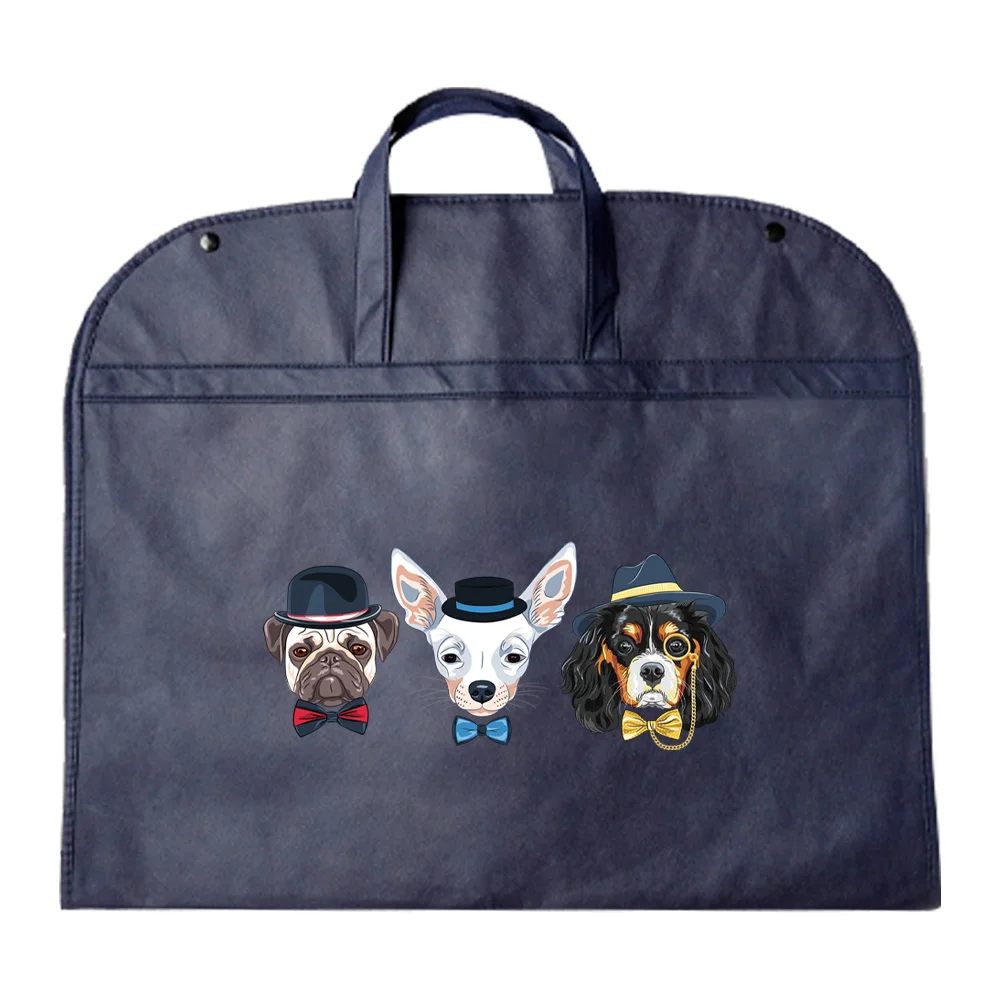 جديد غير المنسوجة الملابس الغبار يغطي سميكة دعوى معطف الغطاء الواقي خزانة صندوق تخزين ملابس أكياس لطيف الكلب نمط سلسلة #6