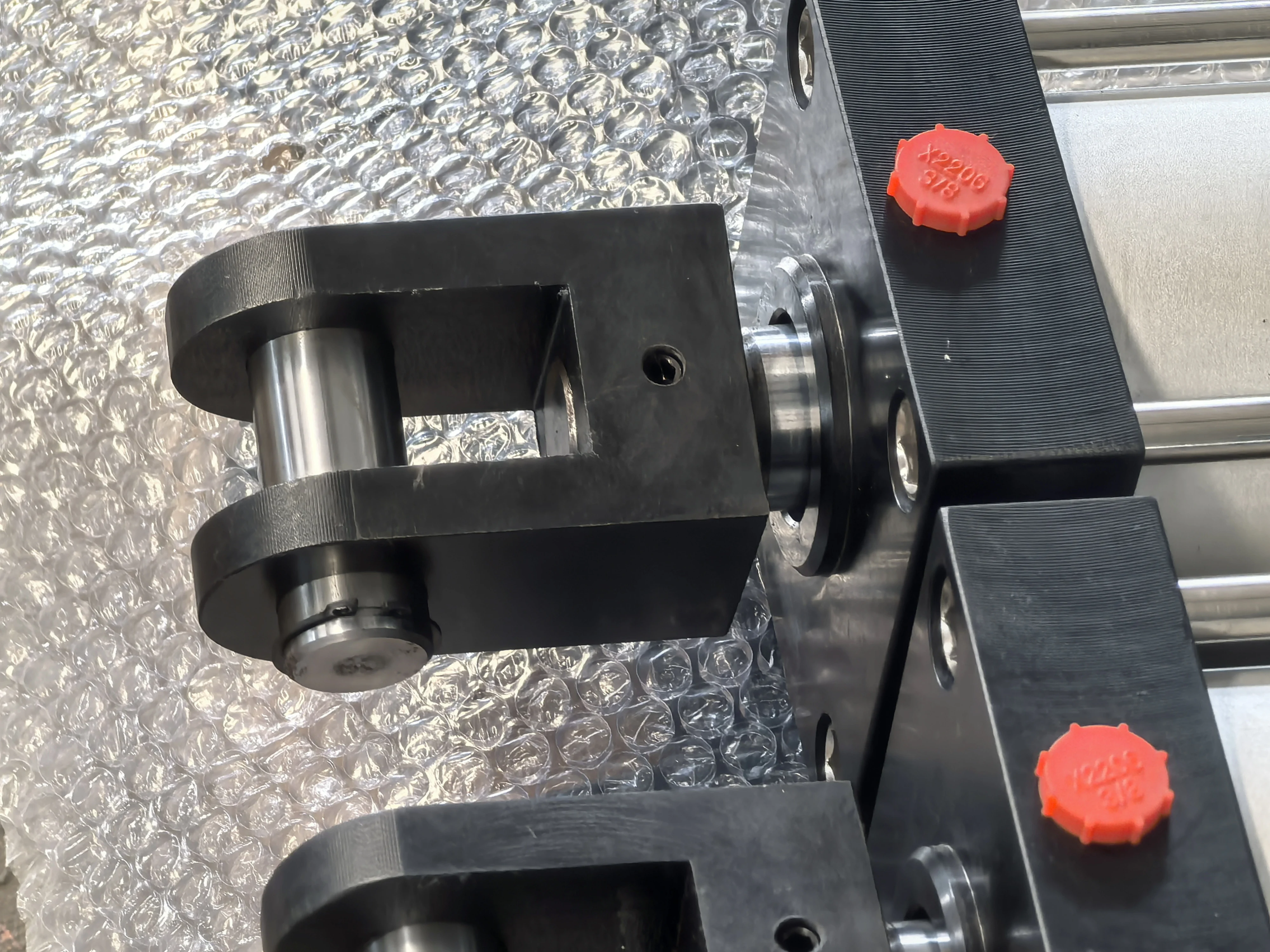 Custom Compact Pneumatic Cylinder Double Acting Pump Cushion Adjustable Piston Speed Aluminum Body For Electronic Device CNC