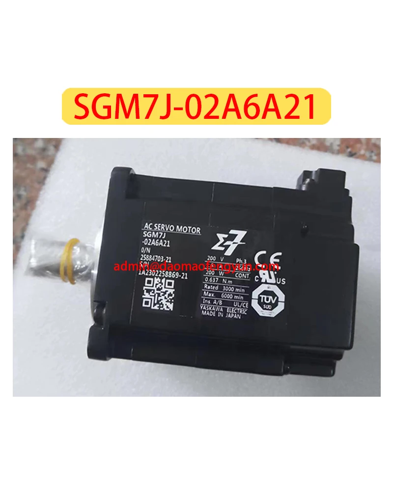 

SGM7J-02A6A21 Brand new Servo Motor SGM7J 02A6A21，Fast shipping