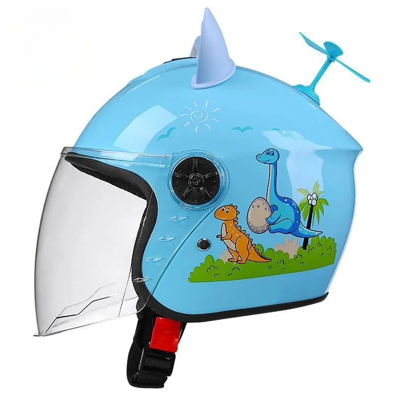 

Hot Children's Cartoon Helmet Suitable for Children in Autumn and Winter Four Seasons Sun Protection Windproof Motorcycle Helmet