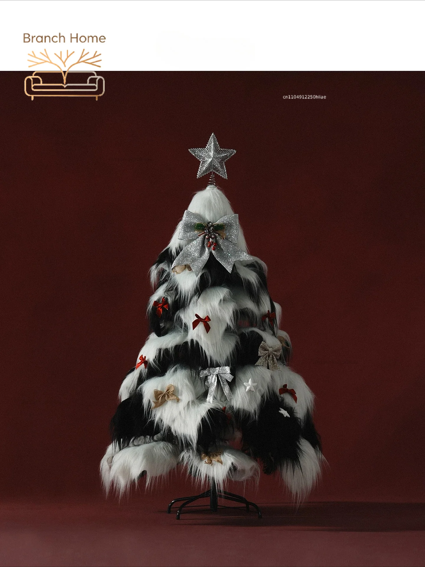 2025 new Christmas tree floor ornament Internet celebrity creative high sense large ins wind white Christmas tree Christmas