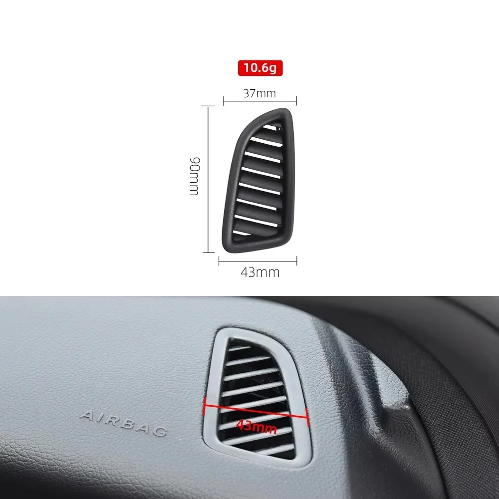 

For Mercedes Benz C Class W205 2015-2021 Car Dashboard Console Ac Vent Grille Frame Air Conditioning Vents Trim Covers
