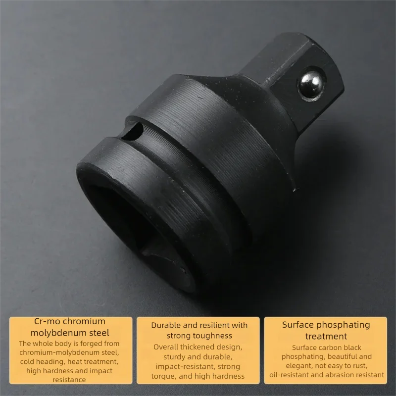 1pc 1/2 3/4 1 inch Drive CR-MO Socket Air Impact Adapter Converter Reducer Sleeve Wrench Adaptor Joint Converter Repair Tools