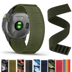 22MM 26MM Nylon Strap For Garmin Fenix 7/7X/6/6X Pro/5X Plus/Sapphire Replacement Watch Band For Epix Pro Descent MK3/2 Bracelet