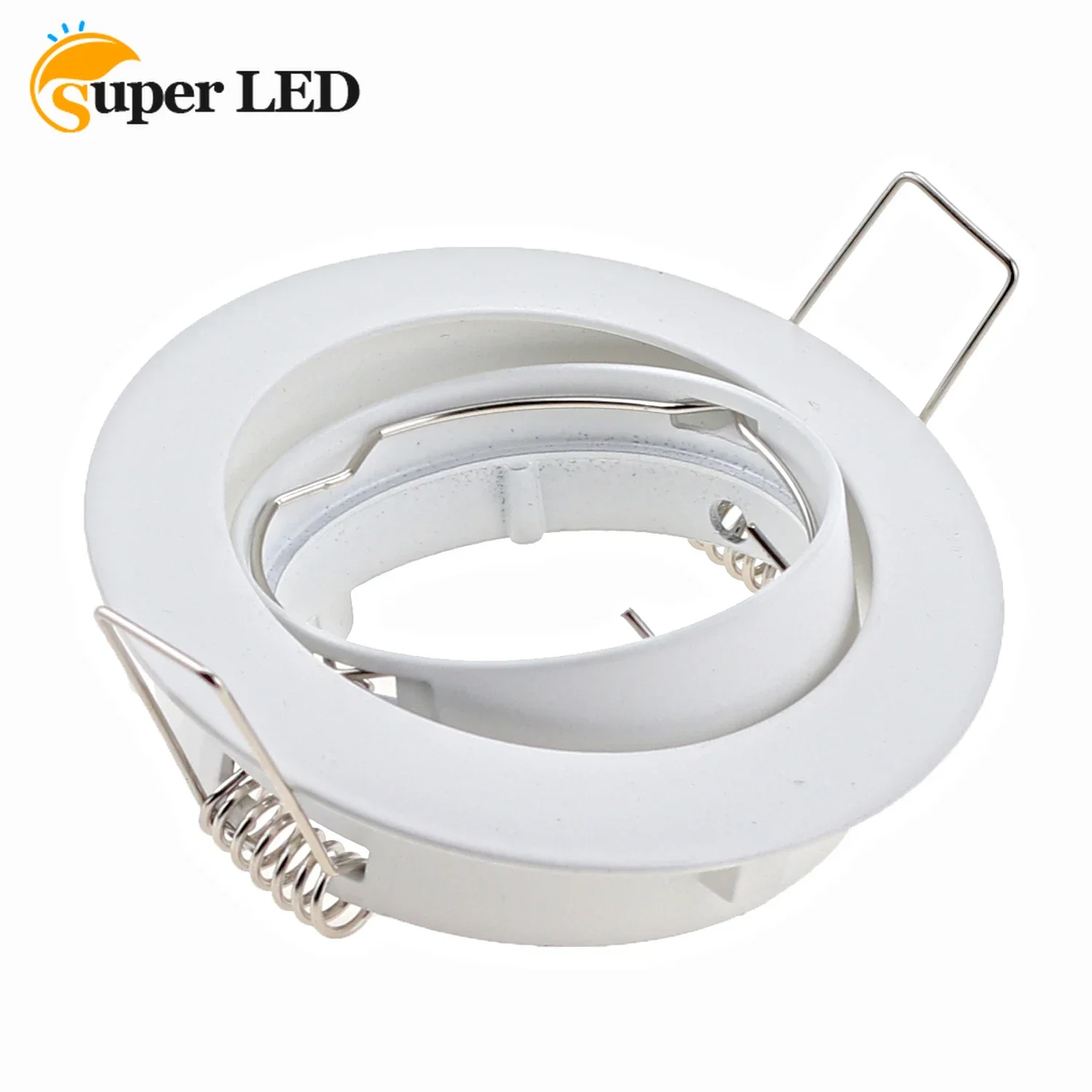 

High Quality White/Balck LED Eyeball Casing Lamp Holder Spotlight Recessed Eyeball Downlight Casing Lighting Ceiling Lamp Casing