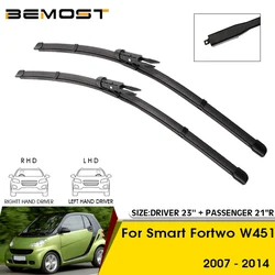 Car Wiper Blades For Smart Fortwo W451 2007-2014 Windshield Windscreen Front Window Blades 23