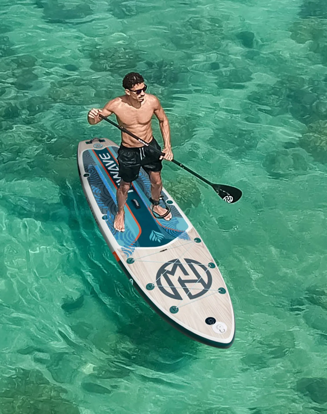 Factory OEM Inflatable Paddle Board 11'X33''X6'' Sup Board Surfboard Foldable Paddle Board KAYAK Sup with Seat
