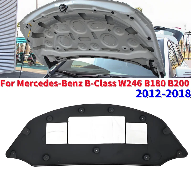 

Звукоизоляция капота двигателя автомобиля, хлопок для Mercedes-Benz B-Class W246 B180 B200 2012-2018