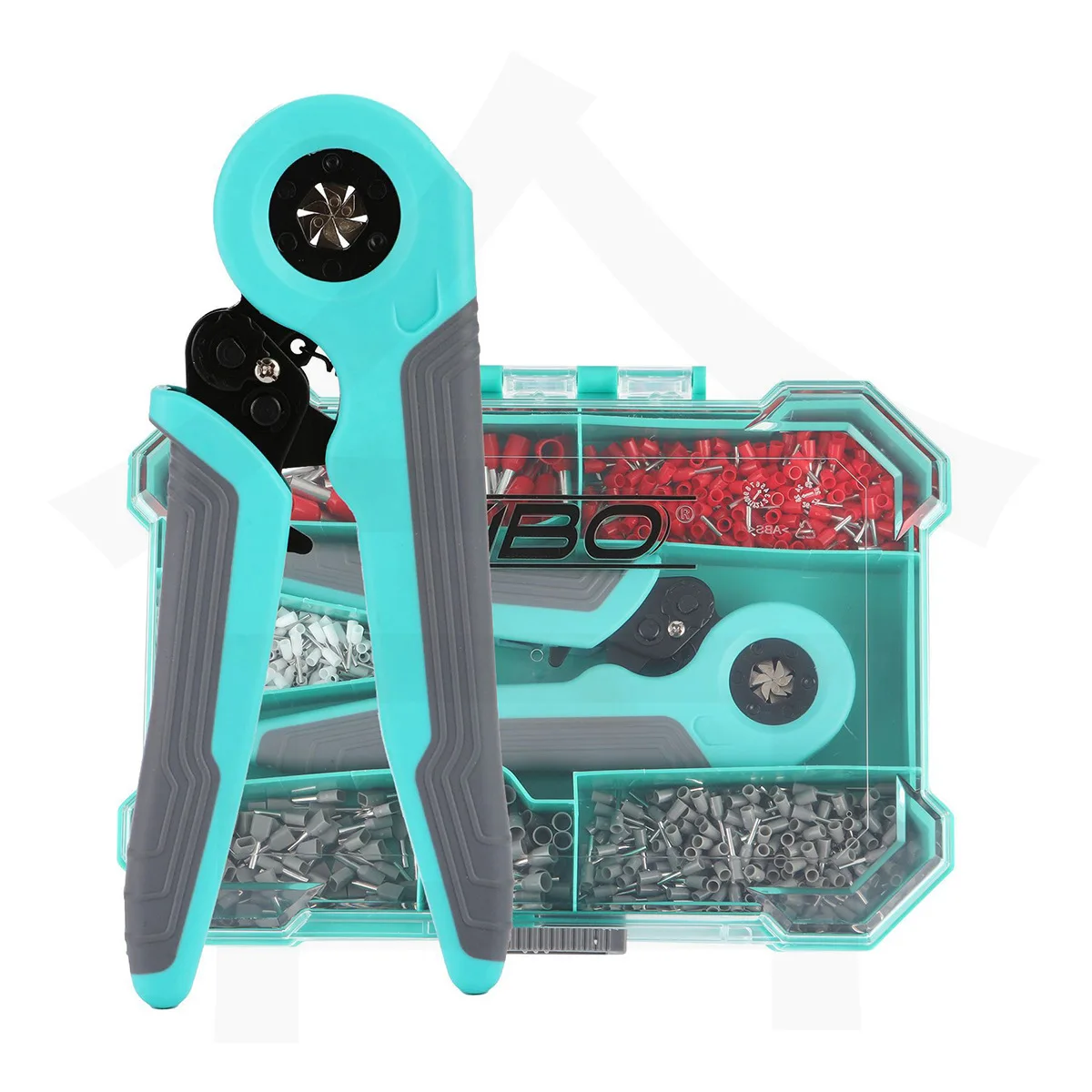 Labor-saving Cold Crimping Pliers, Anti-falling Terminal Pliers, Hexagonal and Square, Suitable for Tube Needle Type Multi-slot