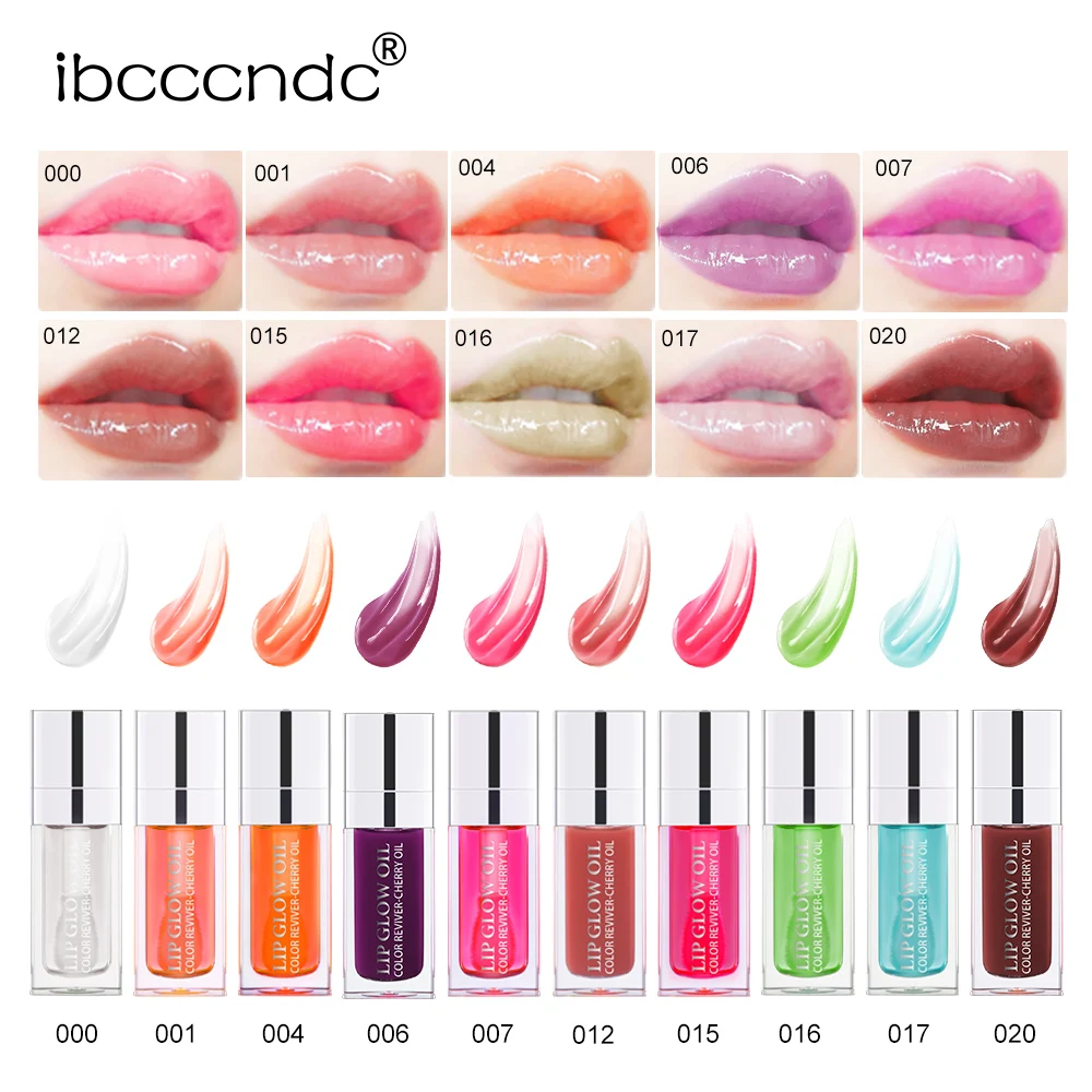 6ml Crystal Jelly Moisturizing Lip Oil Plumping Safety Lip Gloss Makeup Sexy Plump Hydrating Lip Glow Oil Tinted Lip Plumper