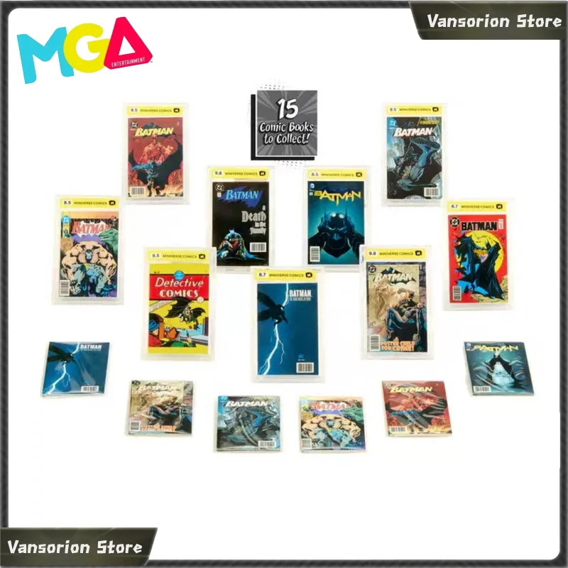 MGA Miniverse Dc Batman Diy Blind Box Miniature Scene Ornament Collectible Trendy Toy Desktop Display Decoration For Adult Fans