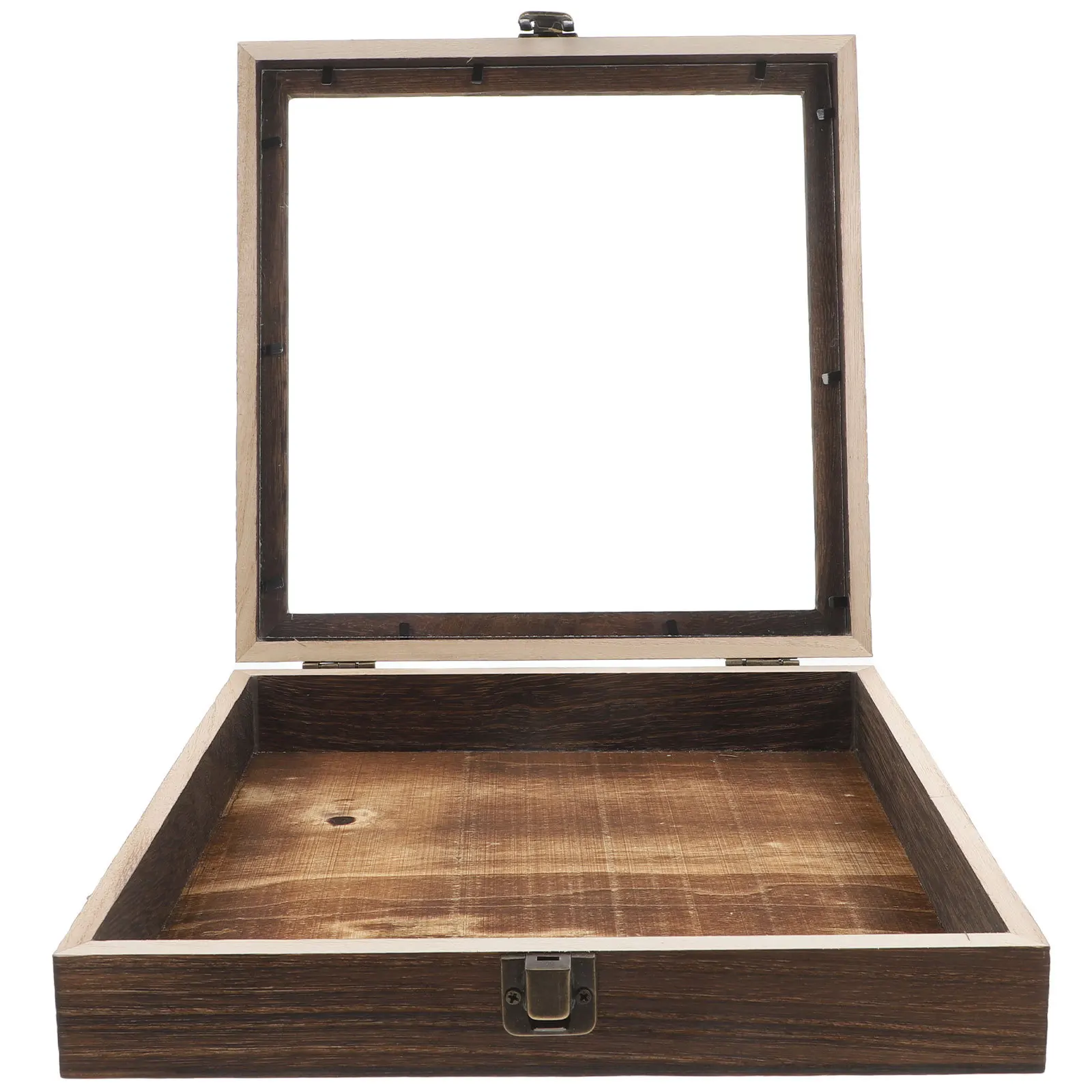 

Wooden Butterfly Specimen Box Flip Cover Eternal Flower Display Dried Flower Case Shadow Box Collection Jewelry Storage