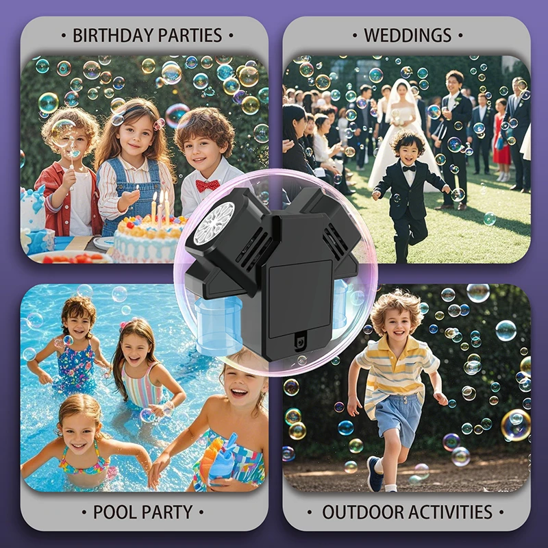 Bubble machine floor standing double headed bubble toy outdoor wedding game children's bubble without battery bubble water