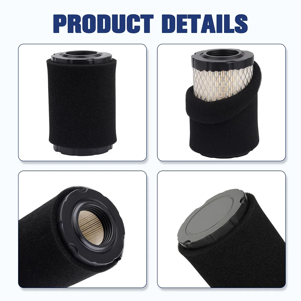 590825 594201 796031 Air Filter Assembly with For 797704 Pre Filter for BS Heavy Duty Lawn Tractor Applications