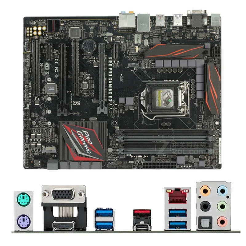 

Intel B150 B150 PRO GAMING D3 motherboard Used original LGA1151 LGA 1151 DDR3 32GB USB2.0 USB3.0 SATA3 Desktop Mainboard