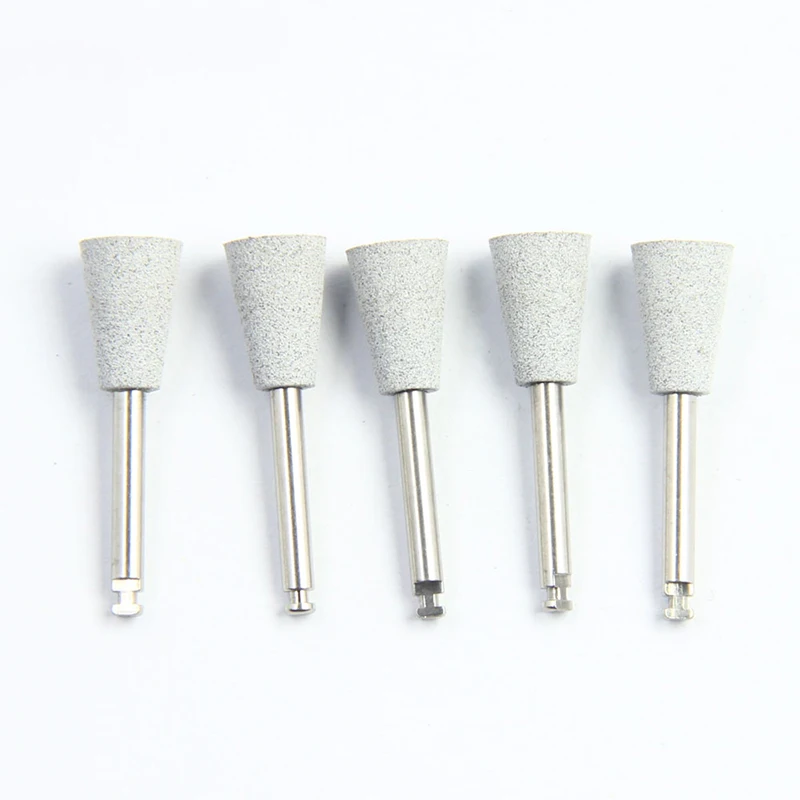 100pcs/lot Dental Polishing Burs White Stones  RA Low Speed Silicon Polisher Teeth polishing & teeth whitening tools