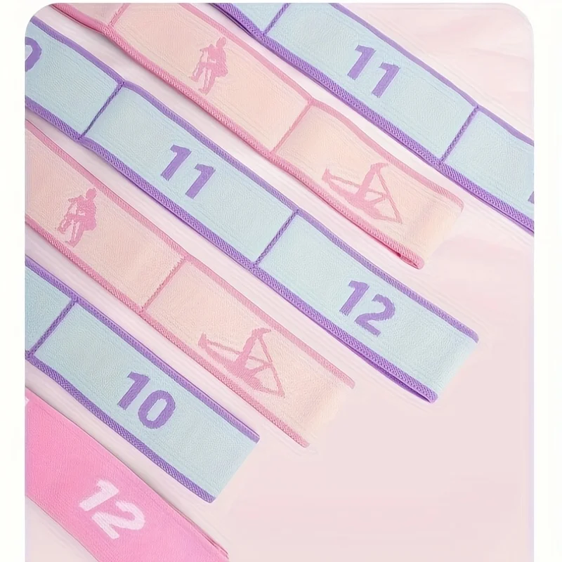 1 peça, alça elástica para ioga, alça elástica para alongamento de pernas, adequada para dança, ioga, pilates, exercício, faixas elásticas para puxar para mulheres e homens.