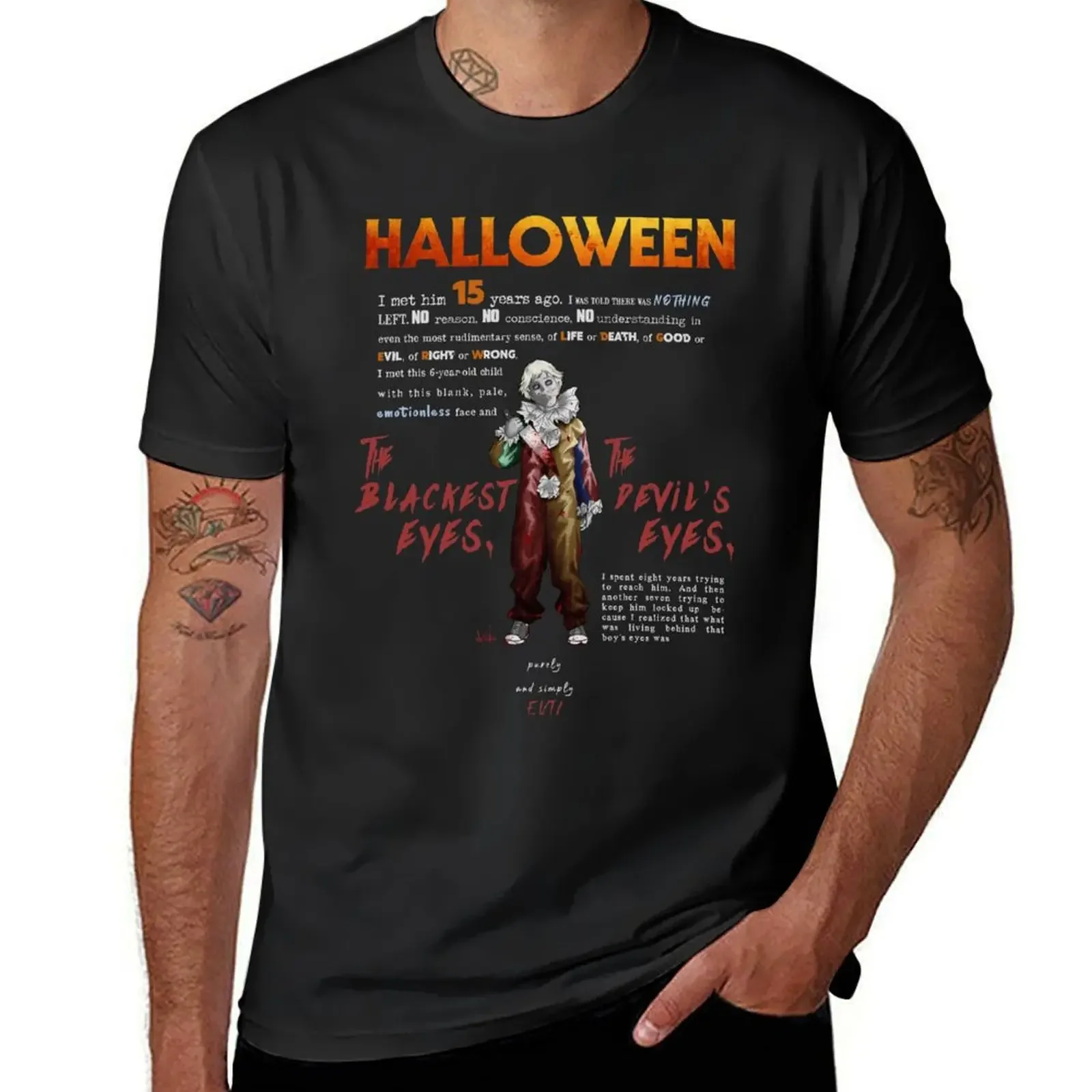 

Halloween. Young Michael. T-Shirt tees street wear Blouse Men's t-shirts