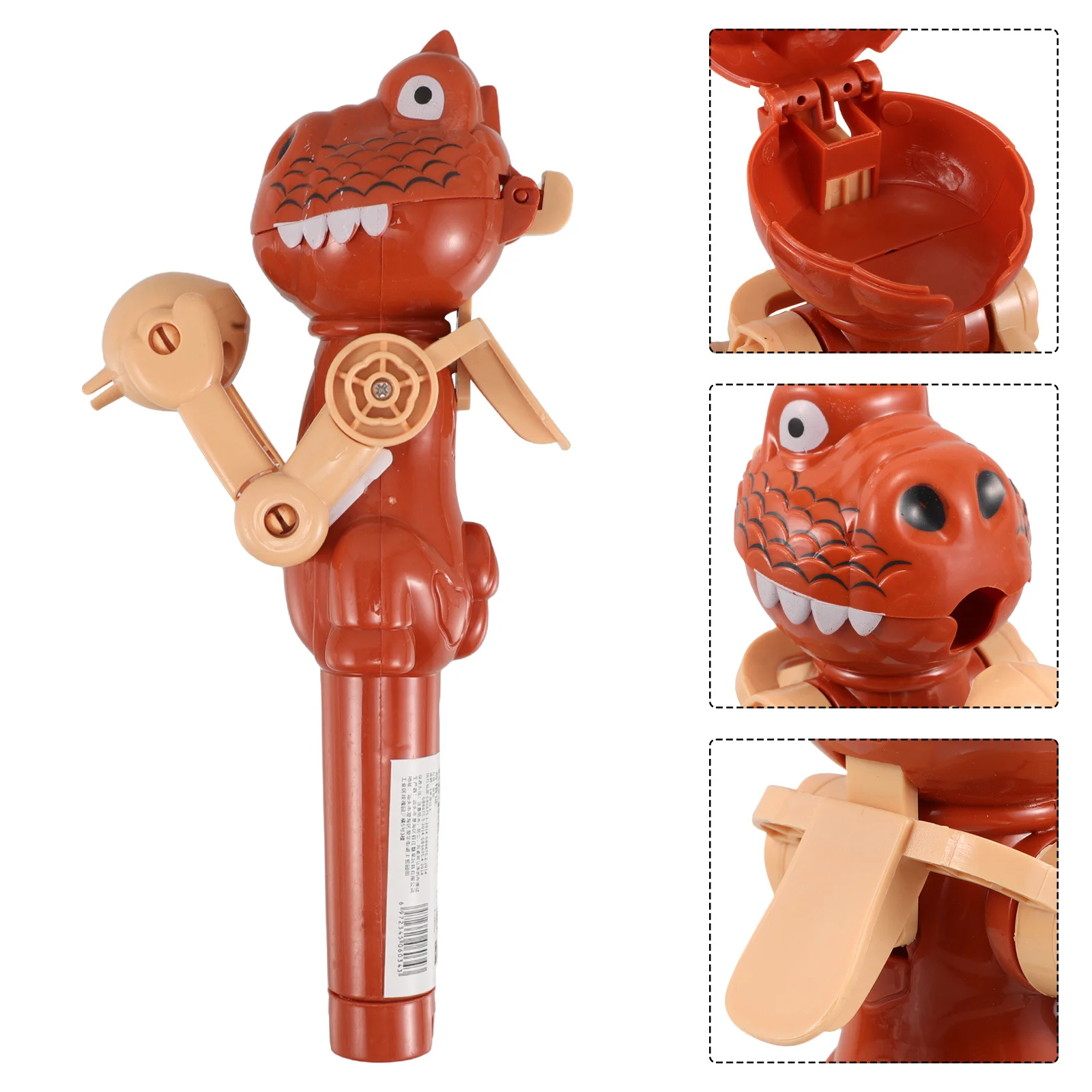 

1 шт. детская игрушка, держатель для леденцов с динозавром для детского подарка на Хэллоуин, сладкий футляр для хранения, веселые родители и дети