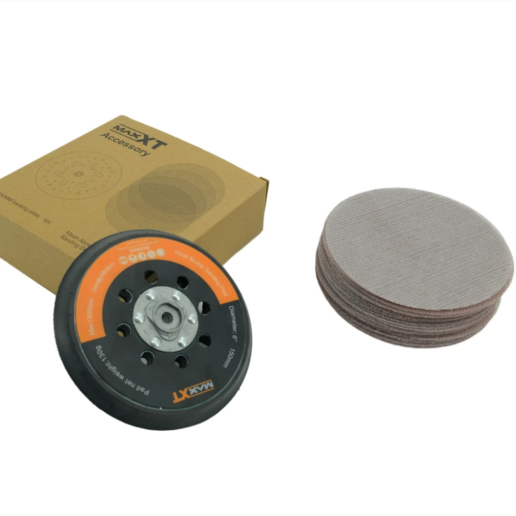 Imagem -05 - Maxxt-hook And Loop da Sander Backing Plate Pad Lixa para Lixadeira Orbit Brushless R7303 in ou in 30 Pcs