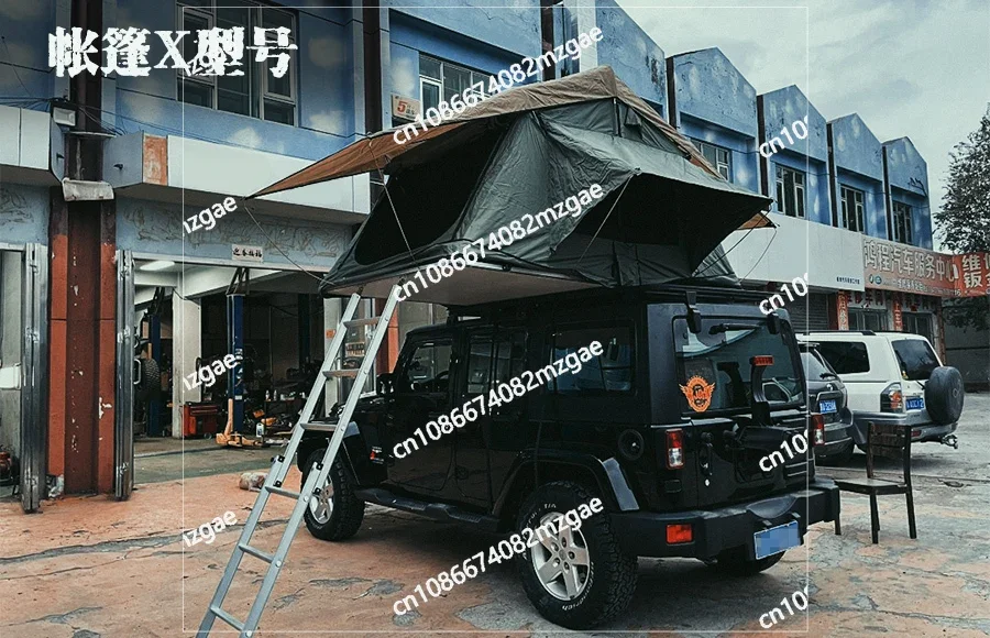 Roof Tent for 3-4 People, Exquisite Camping, Weatherproof and Rainproof Tent