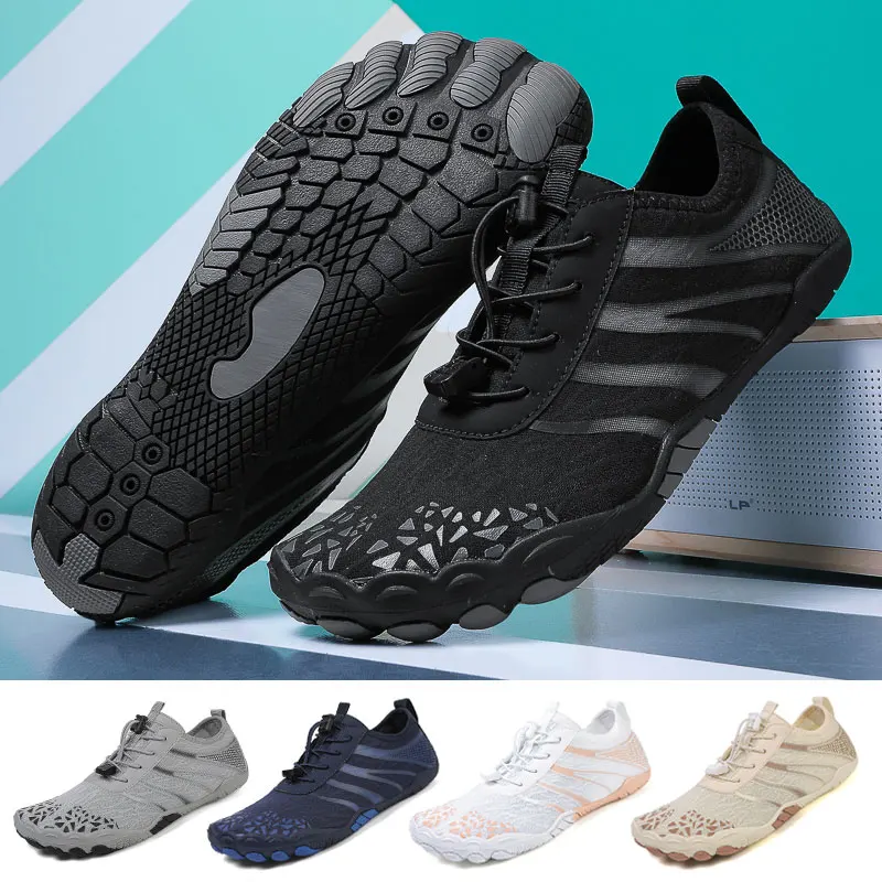 

Men Women Water Shoes Outdoor Wading Shoes Quick Drying Barefoot Shoes Aqua Sock Swim Fitness Walking Yoga Surfing EU 36-46