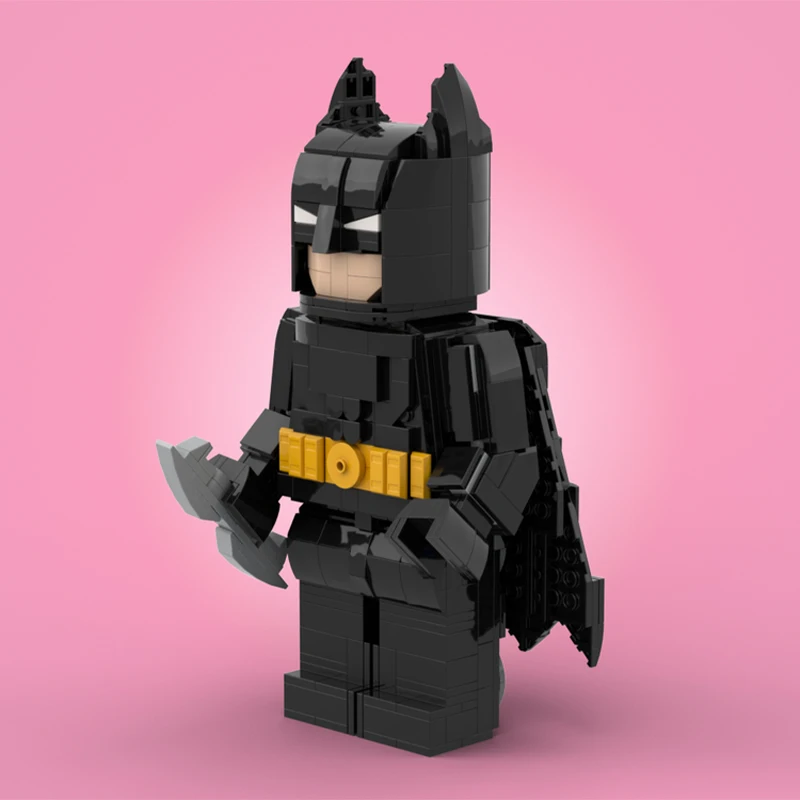 741 шт. MOC Bates-mans Up масштабированная минифигурка Коллекционные минифигурки Строительные блоки DIY Рождественская игрушка Подарок для творчества Дети