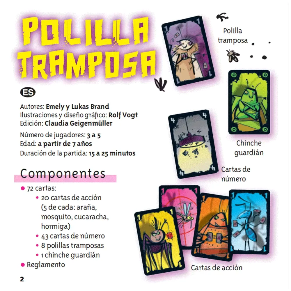 ألعاب لوحية من Polilla Tramposa The Cheating Moth Juego Cartas لعبة استراتيجية مجلس لعبة عائلية لعبة Juegos De Mesa Español للحفلات