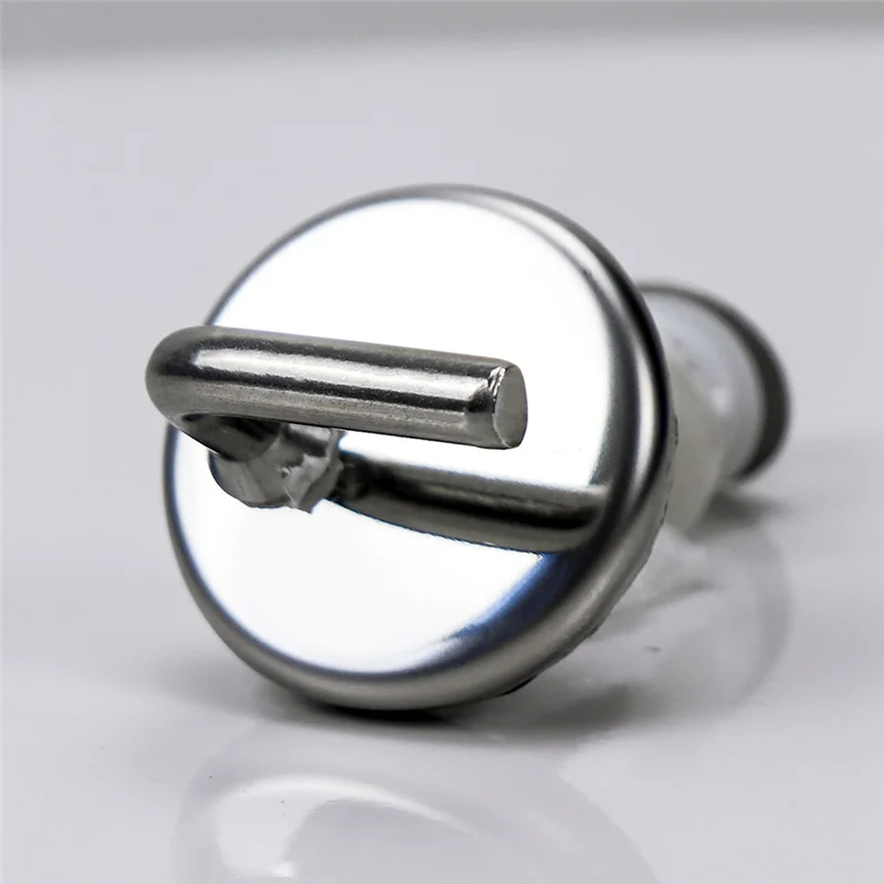 2Pcs Durable Quick Release Easy Install Toilet Seat Hinge Wear Resistant Repair Stainless Steel With Mounting Accessories-ABHG