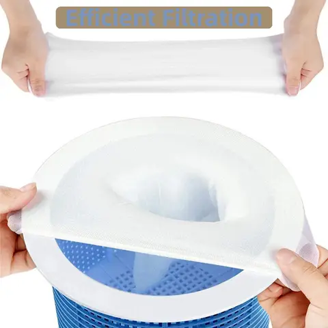 5/10pcs Pool Skimmer Socks Household Perfect Savers Nylon Mesh Design for Filters Baskets Skimmers Swimming Pool Accessories