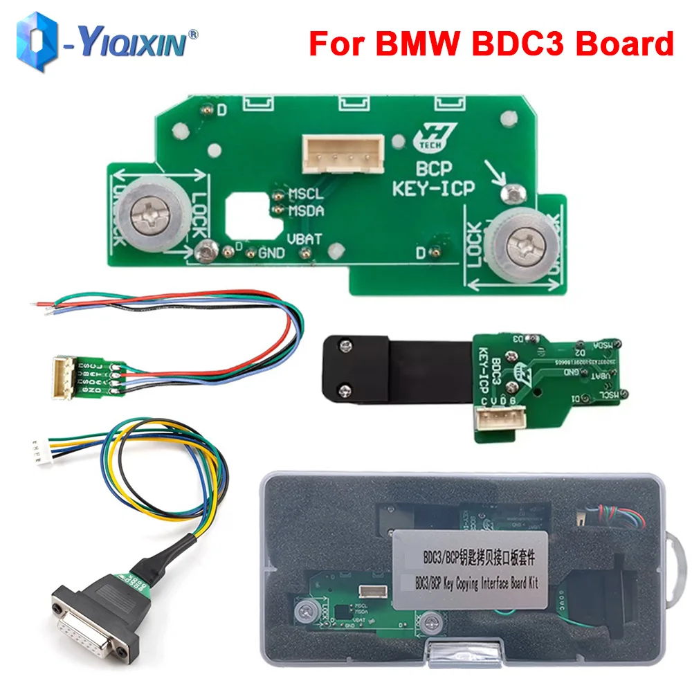 

Комплект интерфейсных плат Yanhua ACDP BDC3 BCP для модуля IMMO BMW BDC2, для шасси BMW G U, копирование ключей BDC3 BCP, совместимость с модулем 38.