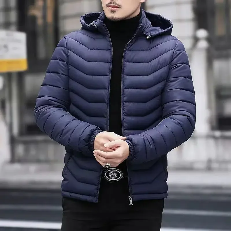 Men\'s Down Jacket Short Male Padded Coats Lightweight Puffer Padding Cheap Parkas Clothes Modern Offers Chic Elegant Casual Hot