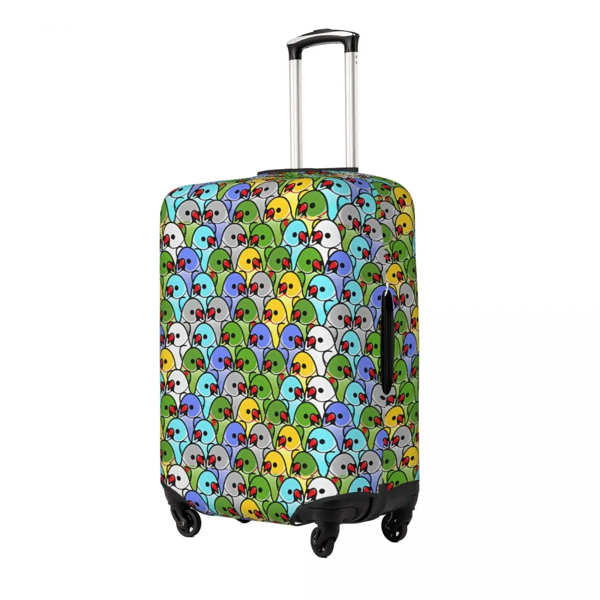 Too Many Birds Ringneck Squad Poster Suitcase Cover Practical Business Protector Luggage Accesories Vacation