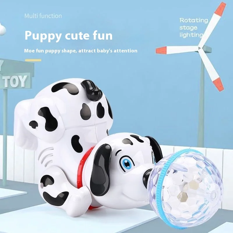 الكرة العلوية الدوارة للأطفال ، ضوء بارد ، الموسيقى ، لعبة كهربائية ، الوالد ، الطفل ، هدية تفاعلية