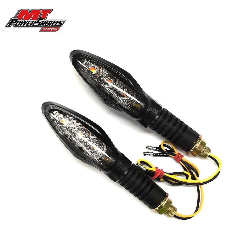 Indicator Light Turn Signal For Harley Kawasaki Yamaha Suzuki Off Road Motorcycle Universal Flasher Front Rear Blinker Lamp