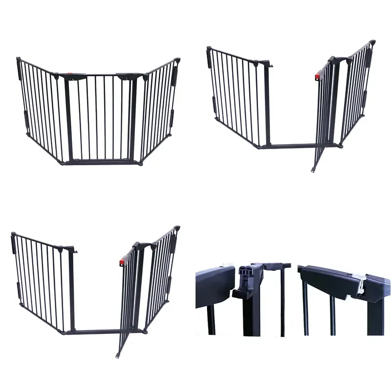 Baby Safety Gate Fence Fireplace Guardrail