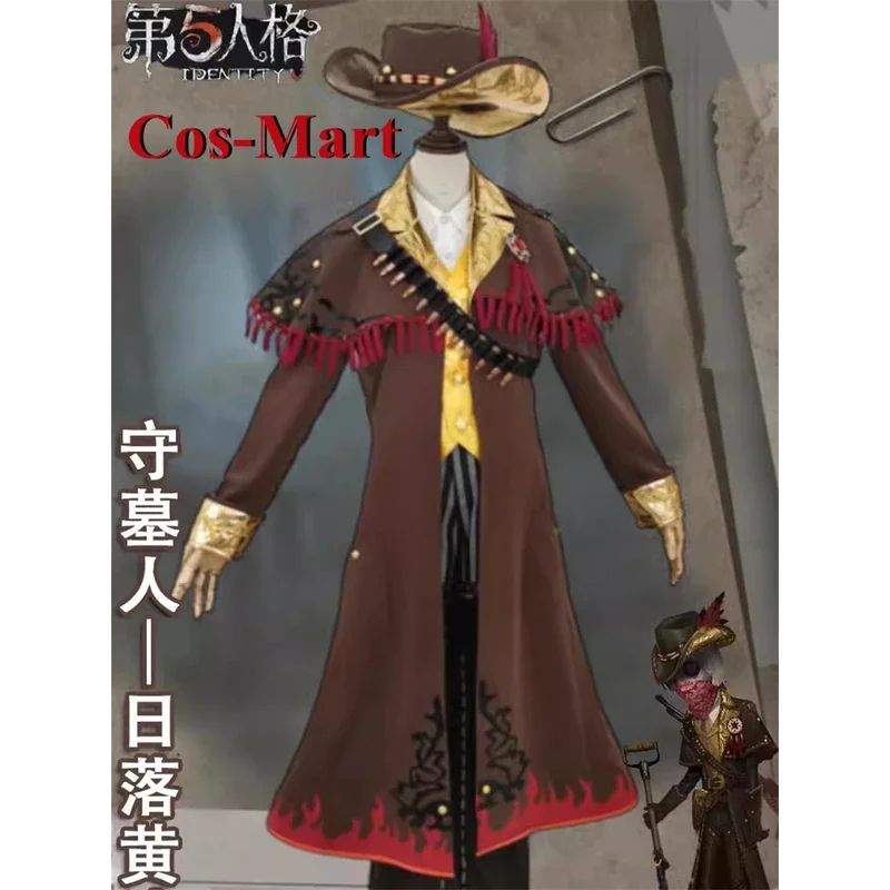 كوس مارت لعبة الهوية الخامس أندرو كريس/Grave Keeper تأثيري حلي نشاط حفلة لعب الأدوار الملابس أنيمي ساعة ليلية