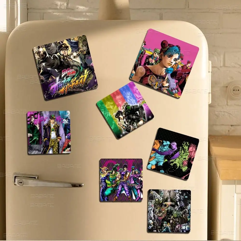 Anime JoJos Bizarre Adventure Magnet Products Personalized Sublimation Fridge Refrigerator Magnets For Kitchen
