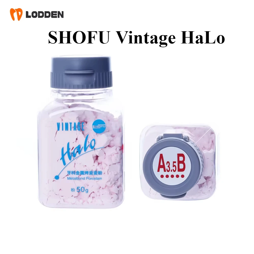 SHOFU Vintage Halo Opaque Powder 50g/Paste 5g Color for Metalbond Porcelain Dental Lab Metal Porcelain Materials Glaze Paste GP