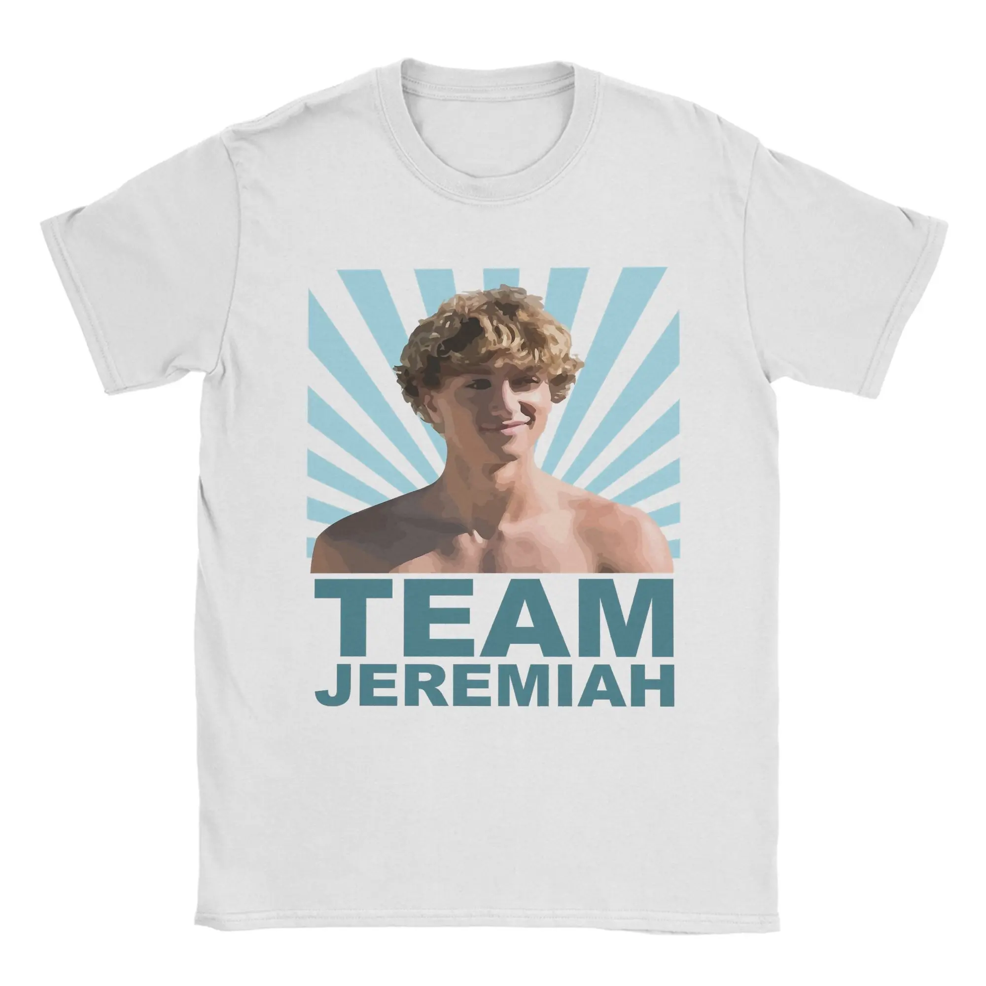 تي شيرت جمالي للرجال من القطن بأكمام قصيرة من Jeremiah and Belly تي شيرت صيفي جميل بياقة دائرية