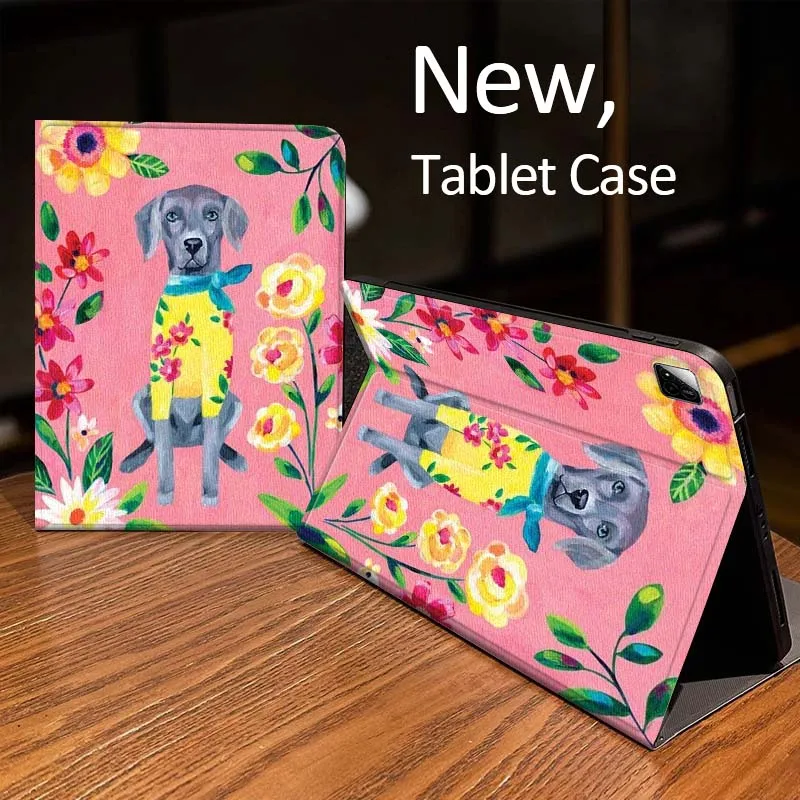 

Чехол для планшета Xiaomi Mi Redmi Pad 2 4 5 7S 6S 6 7 8 Plus SE Pro K 2025 с рисунком мультяшных ромашек и тюльпанов, 8.7 11 дюймов