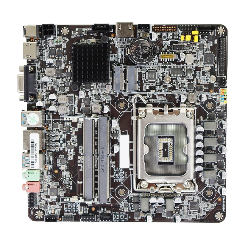 Zillion-placa base H610 Mini ITX, LGA 1700, doble canal, DDR4, compatible con Core i3/i5/i7 Pentium Celeron, CPU de 12ª generación para PC de juegos